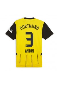 Borussia Dortmund Waldemar Anton #3 Voetbaltruitje Thuis tenue 2024-25 Korte Mouw